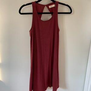 Abercrombie & Fitch Ribbed Cutout Mini Dress